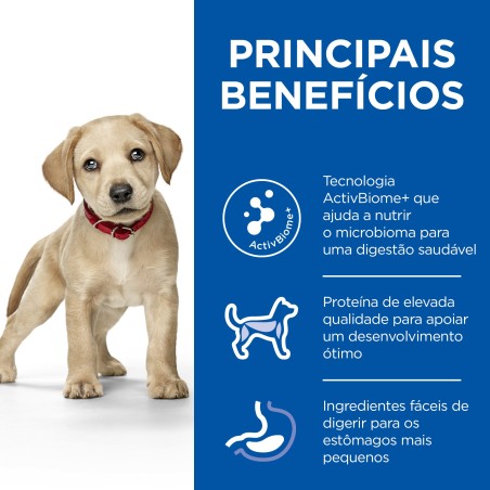 Ração para Cão - Hill's Perfect Digestion Puppy Large - Frango e arroz