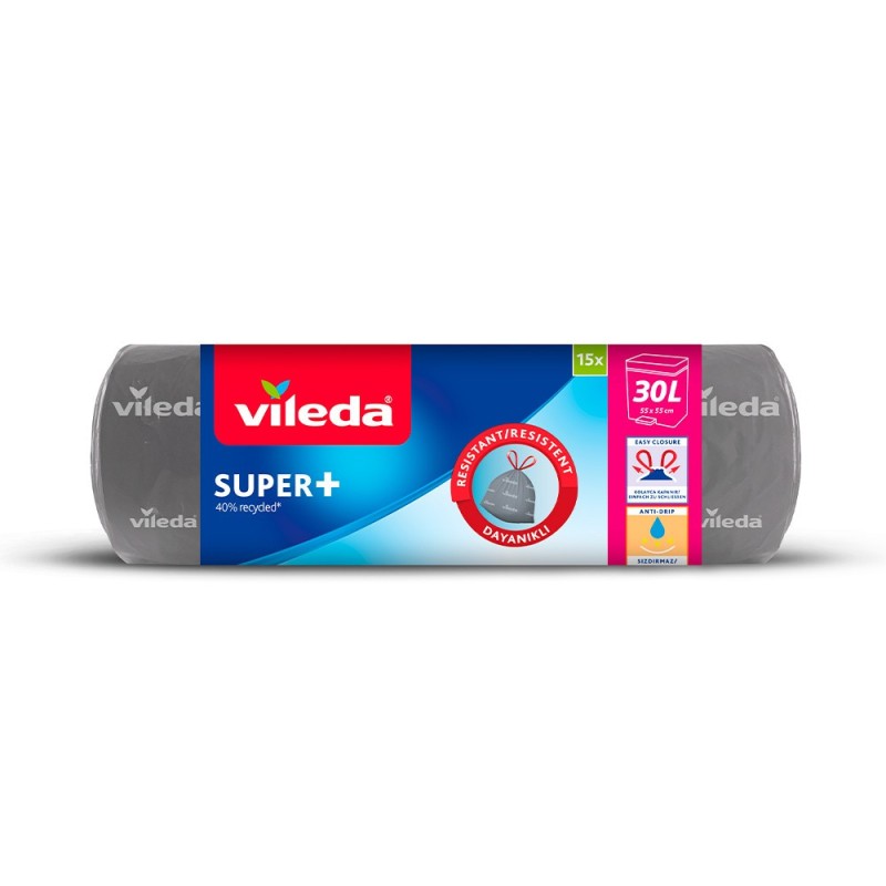 Sacos do lixo resistentes - Vileda Super+