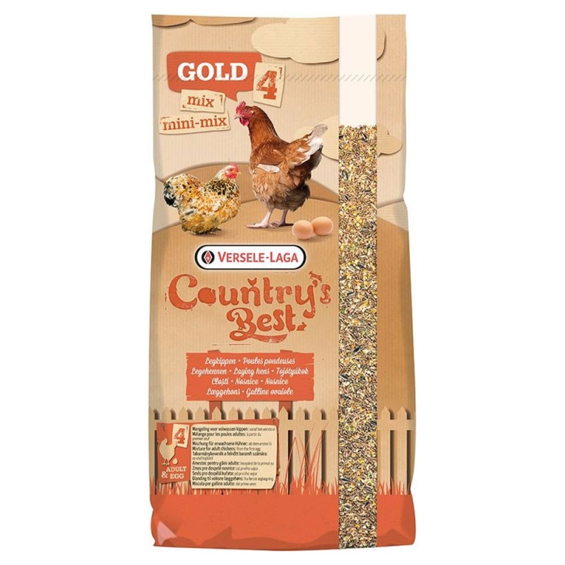 Mistura para galinhas anãs Gold Mini Mix 4 - Versele-Laga Country's Best
