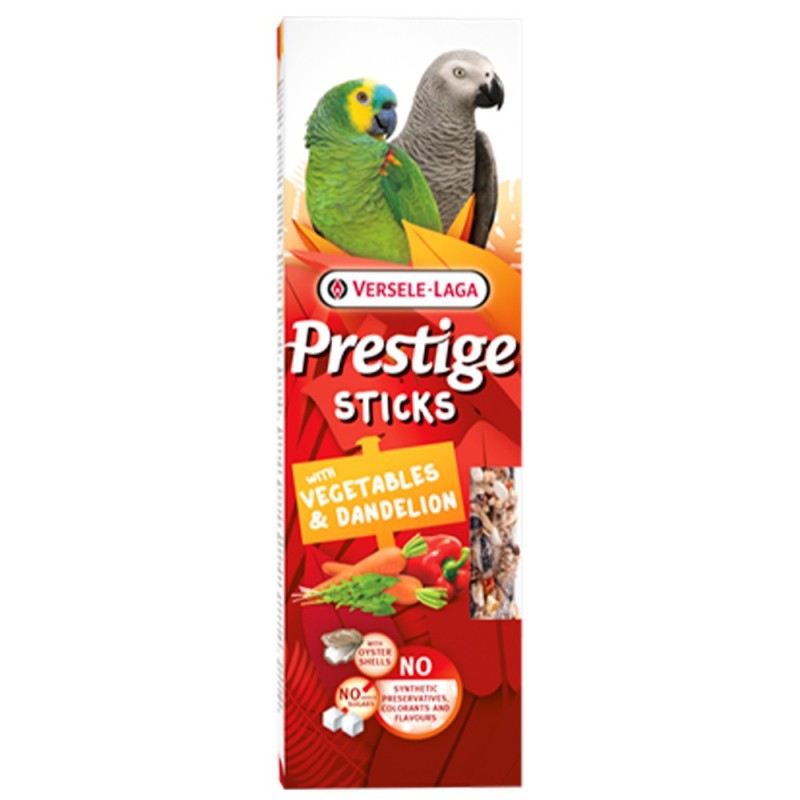 Sticks para papagaios - Legumes e dente-de-leão - Versele-Laga