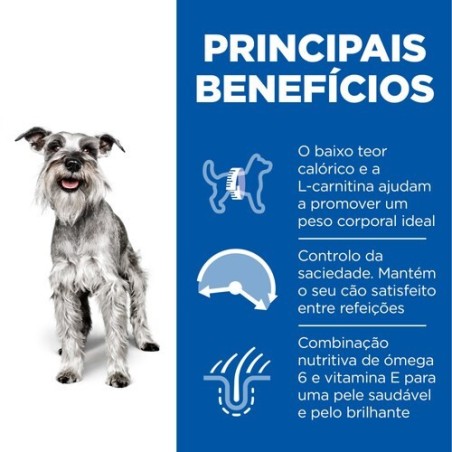 Ração para cão pequeno sénior - Hill's Small & Mini Mature 7+ Light