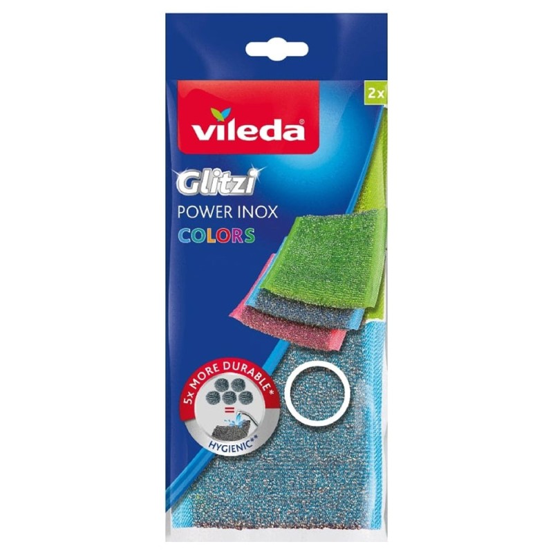Esfregão metálico Power Inox Colors - Vileda