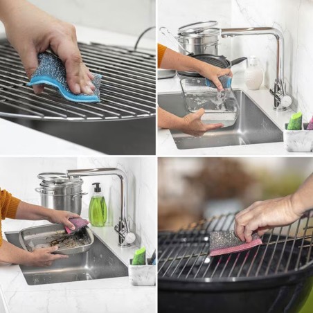 Esfregão metálico Power Inox Colors - Vileda