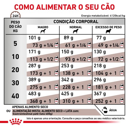 Ração para cão com problemas digestivos - Royal Canin GastroIntestinal