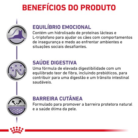 Ração para cão pequeno com ansiedade - Royal Canin VET Calm Small dogs