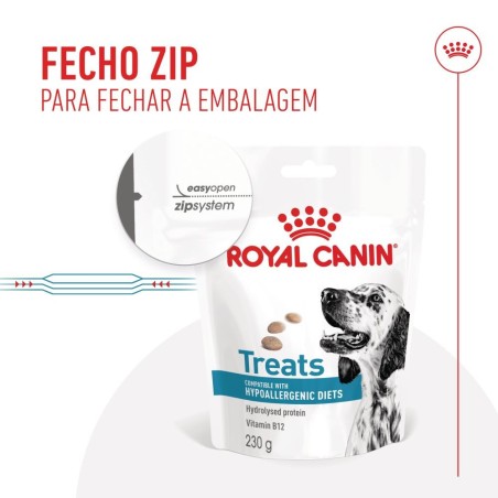 Royal Canin VET Treats Hypoallergenic - Snacks para cão com alergias alimentares