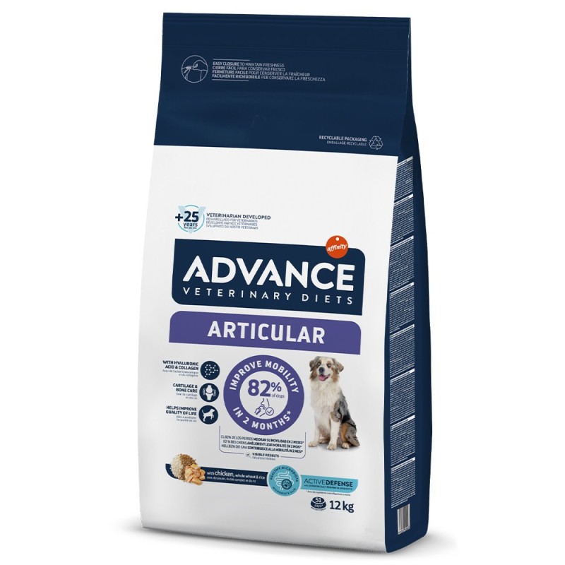 Ração para cão com problemas articulares - Advance Articular