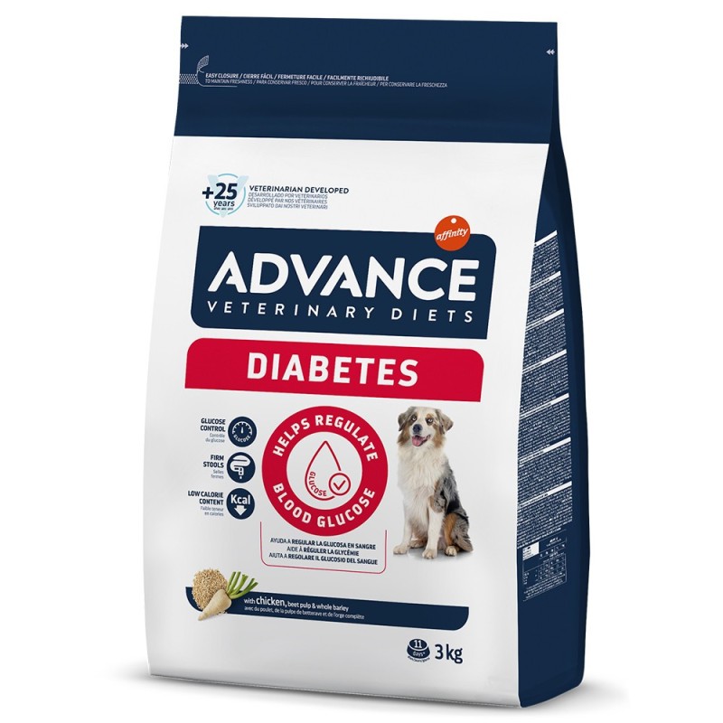 Advance VET Diabetes - Ração seca para cão adulto com diabetes