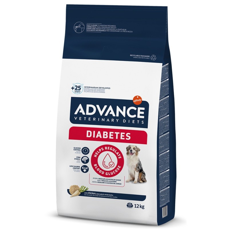 Advance VET Diabetes - Ração seca para cão adulto com diabetes