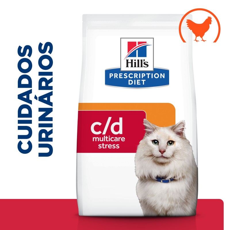 Hill's PD Urinary Care c/d Multicare Stress - Ração seca para gato
