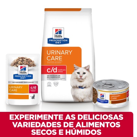 Hill's PD Urinary Care c/d Multicare Stress - Ração seca para gato