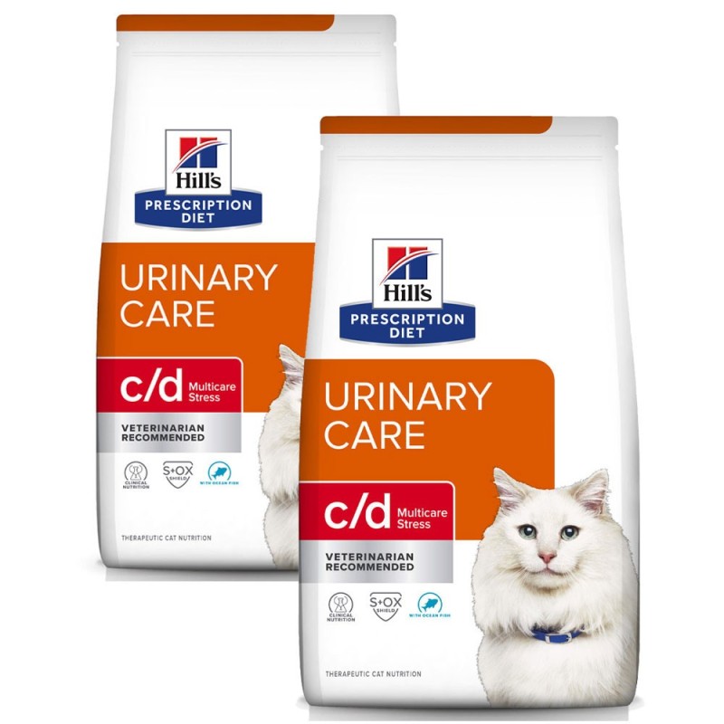 Hill's PD Urinary Care c/d Multicare Stress - Ração seca para gato