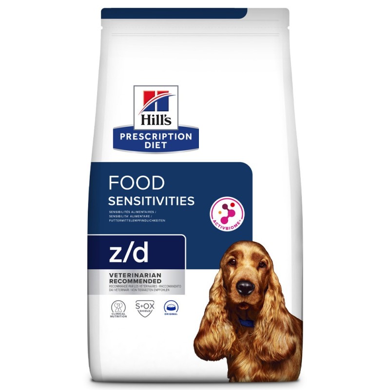 Hill's PD Food Sensitivities z/d - Ração seca para cão com sensibilidade