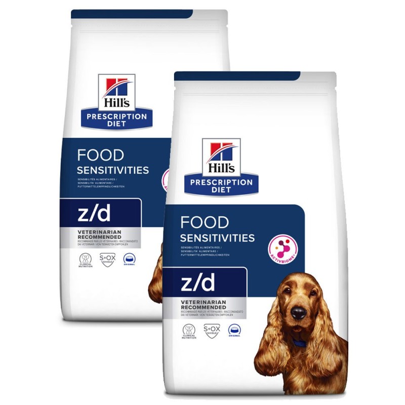 Hill's PD Food Sensitivities z/d - Ração seca para cão com sensibilidade