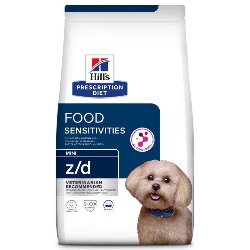 Hill's PD Food Sensitivities Mini z/d - Ração seca para cão pequeno com sensibilidade alimentar