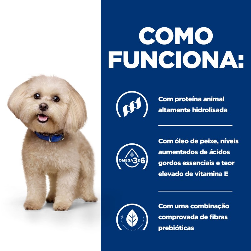 Hill's PD Food Sensitivities Mini z/d - Ração seca para cão pequeno com sensibilidade alimentar