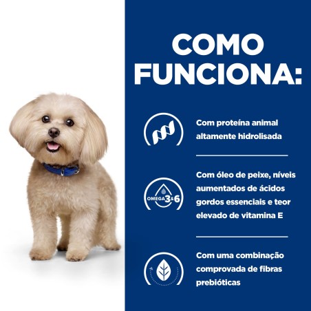 Hill's PD Food Sensitivities Mini z/d - Ração seca para cão pequeno com sensibilidade alimentar