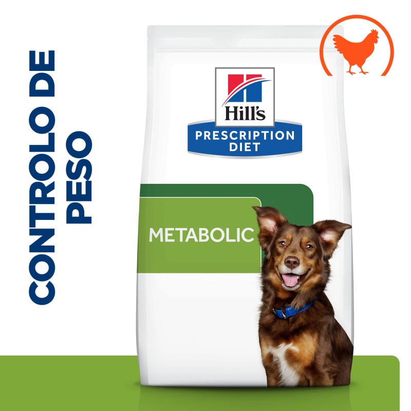 Ração para cães com excesso de peso - Hill's PD Metabolic