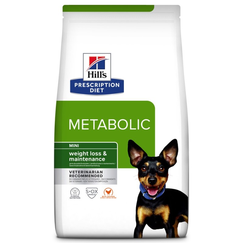 Hill's PD Metabolic Mini - Ração seca para cão pequeno com excesso de peso