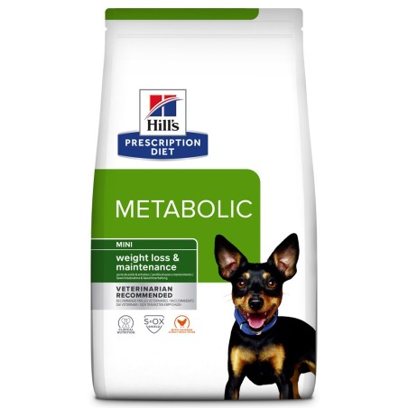 Hill's PD Metabolic Mini - Ração seca para cão pequeno com excesso de peso