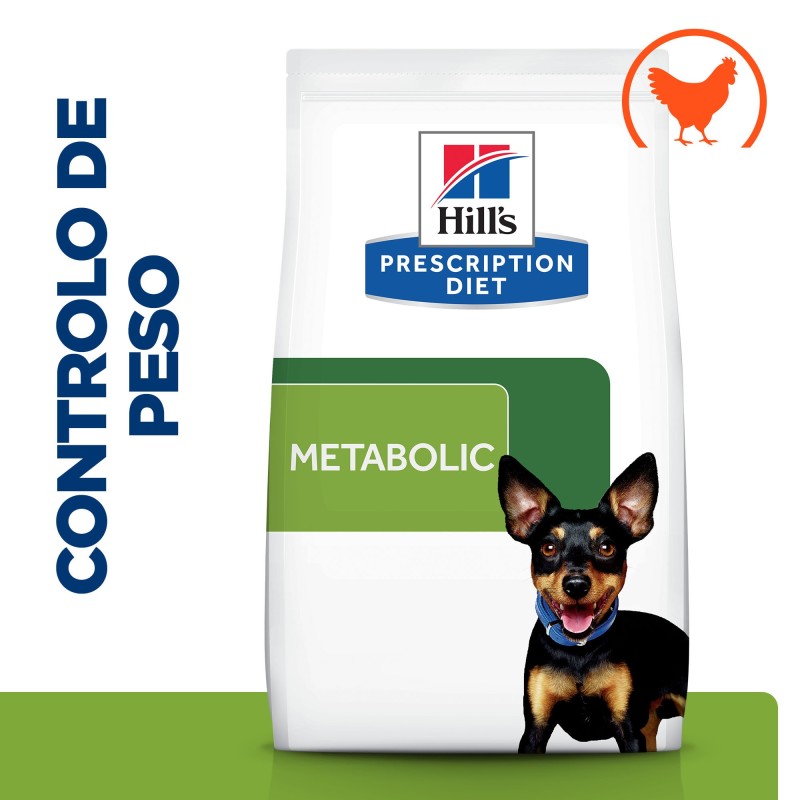 Hill's PD Metabolic Mini - Ração seca para cão pequeno com excesso de peso