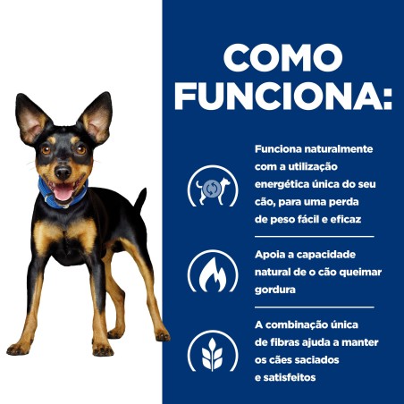 Hill's PD Metabolic Mini - Ração seca para cão pequeno com excesso de peso