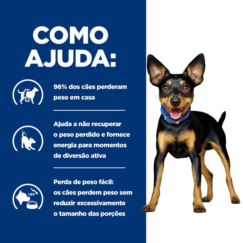 Hill's PD Metabolic Mini - Ração seca para cão pequeno com excesso de peso