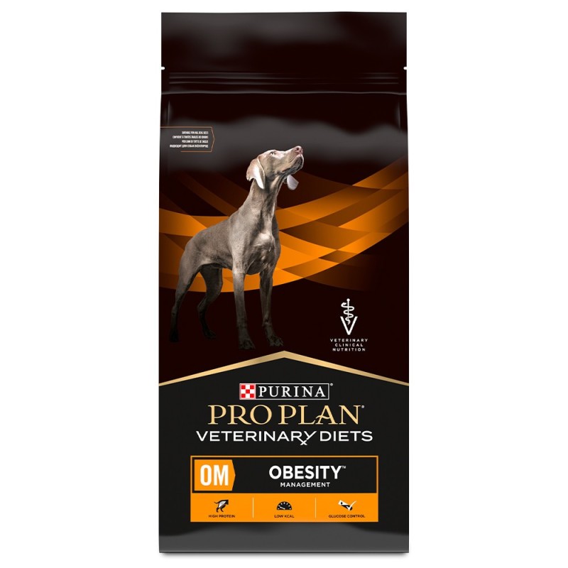 Ração para cão com excesso de peso - Pro Plan VD OM Obesity Management