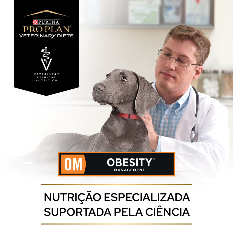 Ração para cão com excesso de peso - Pro Plan VD OM Obesity Management Ração para cão com excesso de peso - Pro Plan VD OM Obesity Management