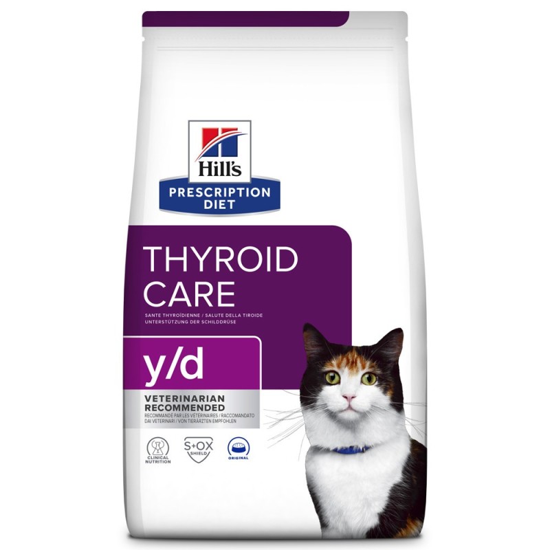 Ração para gato Hill's y/d Feline - Hipertiroidismo