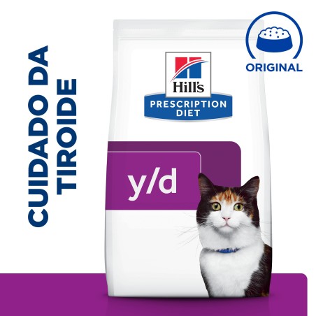 Ração para gato Hill's y/d Feline - Hipertiroidismo