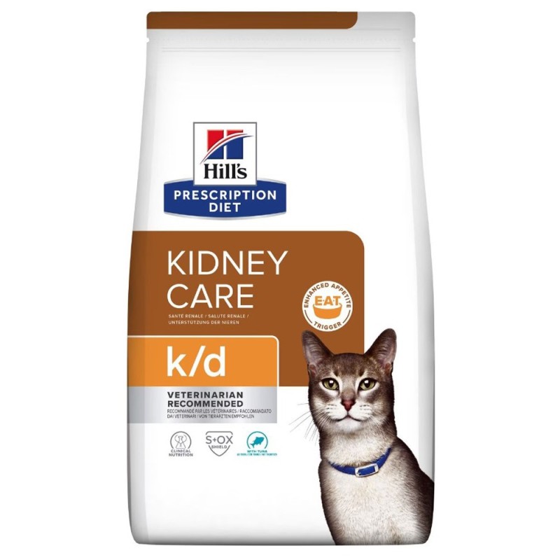 Ração para Gato Hill's k/d Feline - Doença Renal/Problemas Cardíacos Atum