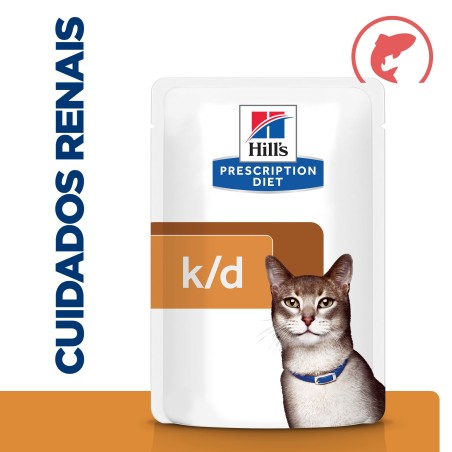 Ração para Gato Hill's k/d Feline - Doença Renal/Problemas Cardíacos Atum