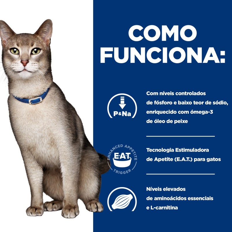 Ração para Gato Hill's k/d Feline - Doença Renal/Problemas Cardíacos Atum