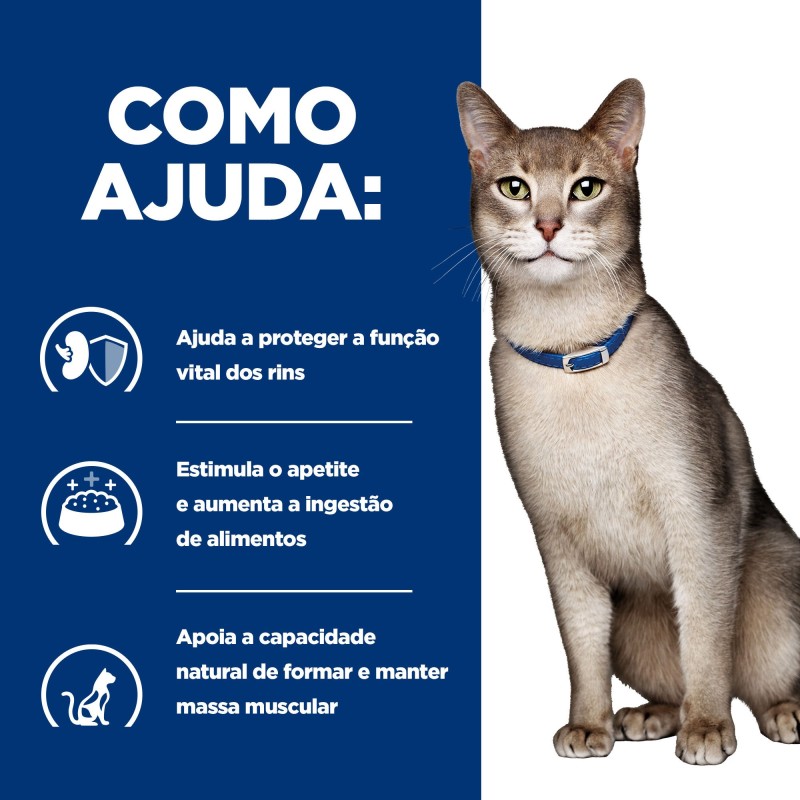 Ração para Gato Hill's k/d Feline - Doença Renal/Problemas Cardíacos Atum