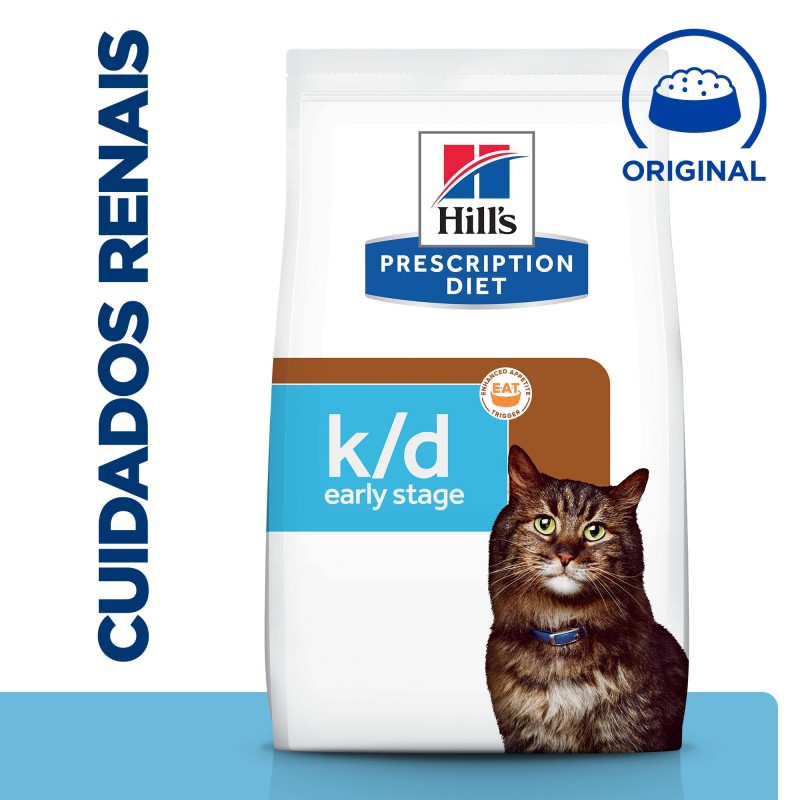 Hill's PD Kidney Care k/d Early stage - Ração seca para gato com doença renal precoce