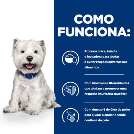 Ração para cão com alergias Hill's Prescription Diet Derm Complete