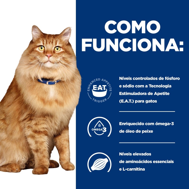 Hill's PD Kidney + Mobility k/d j/d - Ração seca para gato para a saúde renal e articular