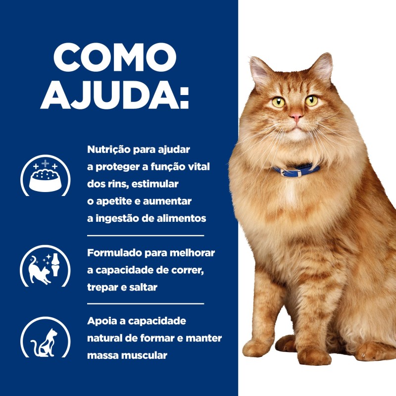 Hill's PD Kidney + Mobility k/d j/d - Ração seca para gato para a saúde renal e articular