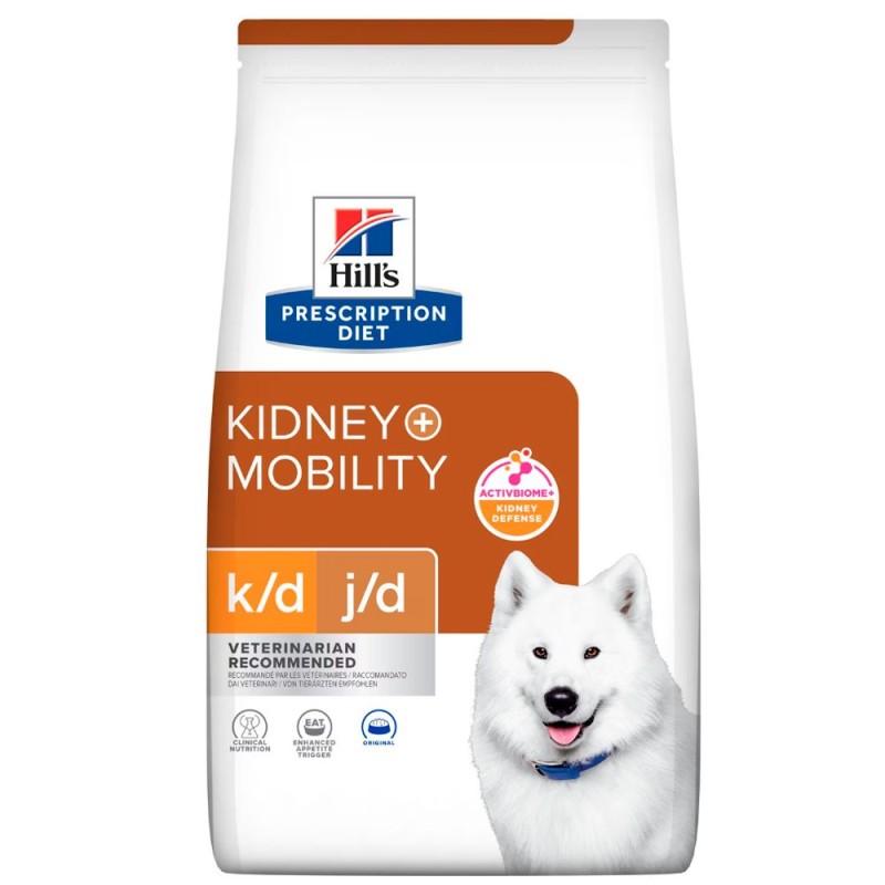 Hill's PD Kidney + Mobility k/d j/d - Ração seca para cão com problemas renais e de mobilidade