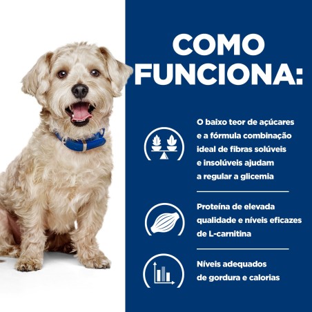 Hill's PD Diabetes Care w/d - Ração seca para cão com diabetes
