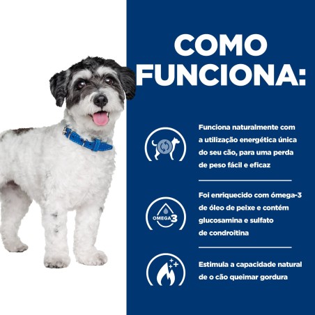 Ração para cães pequenos com excesso de peso - Hill's PD Metabolic + Mobility Mini