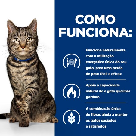 Hill's PD Metabolic - Ração seca para gato para controlo do peso - Atum