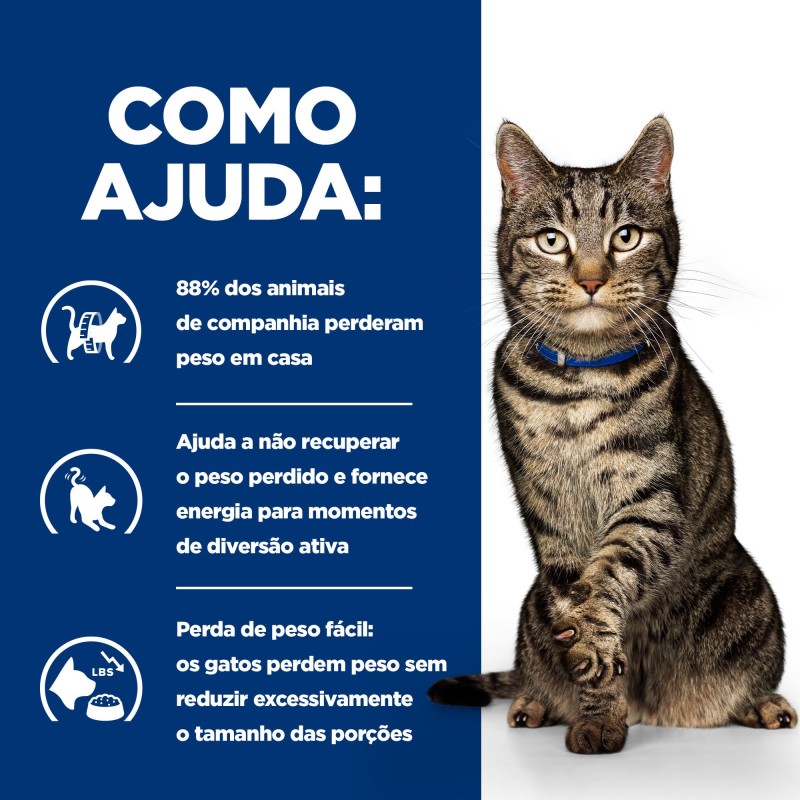 Hill's PD Metabolic - Ração seca para gato para controlo do peso - Atum