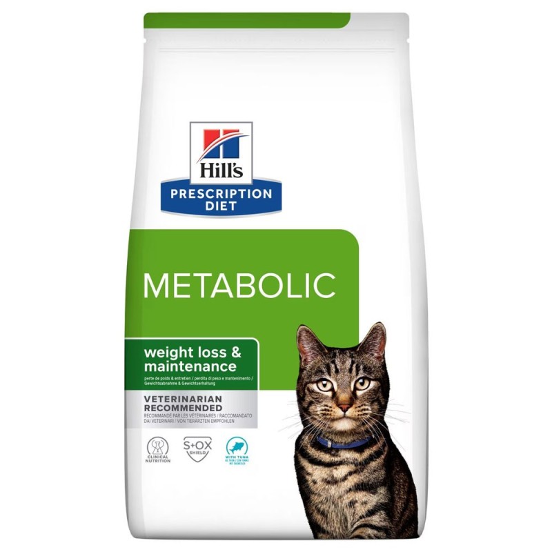 Hill's PD Metabolic - Ração seca para gato para controlo do peso - Atum