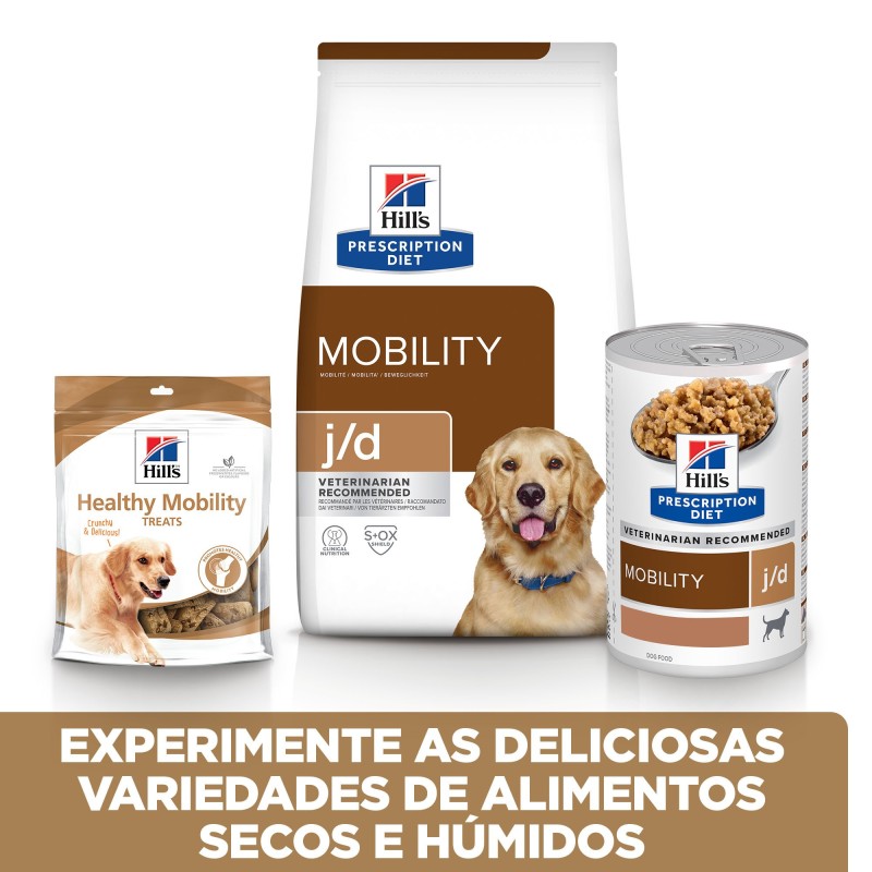 Ração para cães com problemas de mobilidade - Hill's PD Mobility j/d