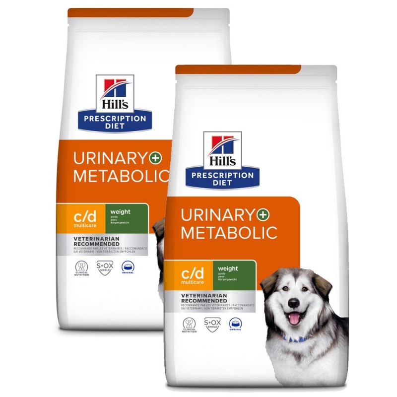 Hill's PD Urinary + Metabolic c/d - Ração seca para cão