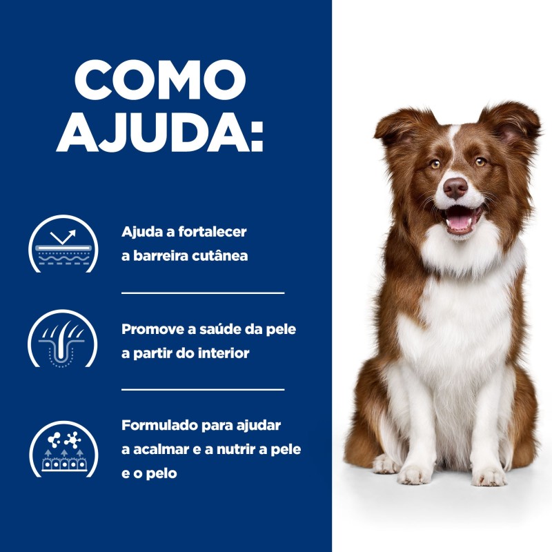 Ração para cão com alergias - Hill's Derm Defense