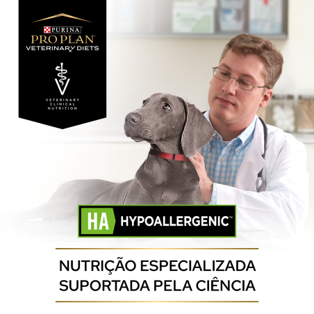 Ração para cão com alergias - Pro Plan VD HA Hypoallergenic
