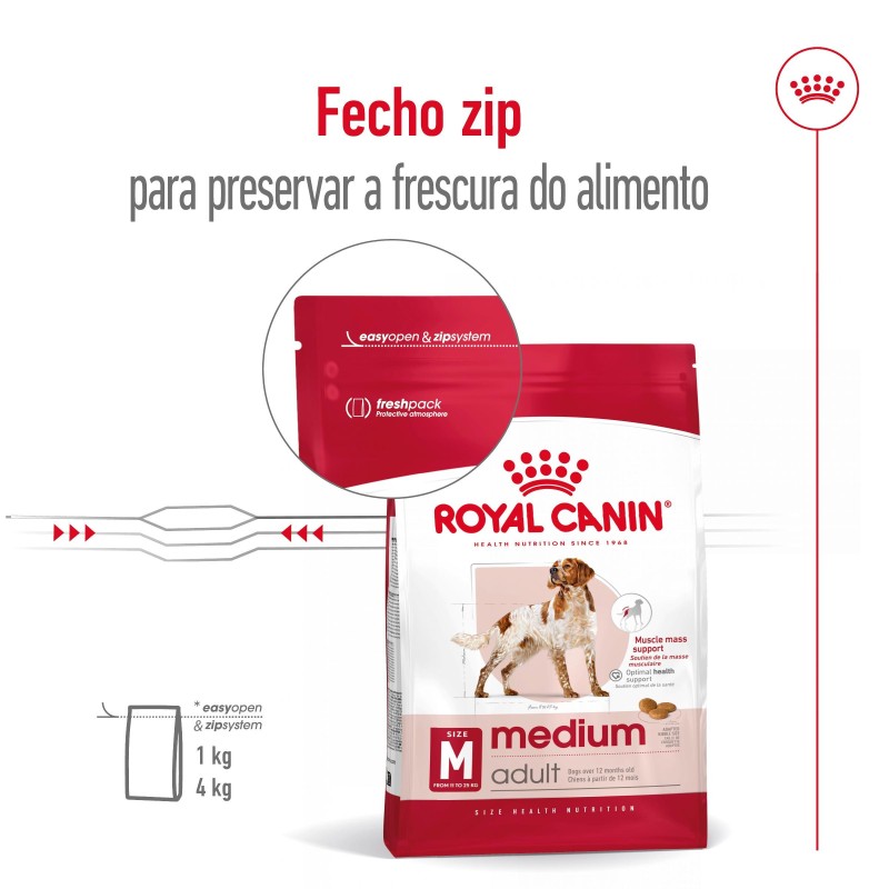 Ração para cão Royal Canin Medium Adulto